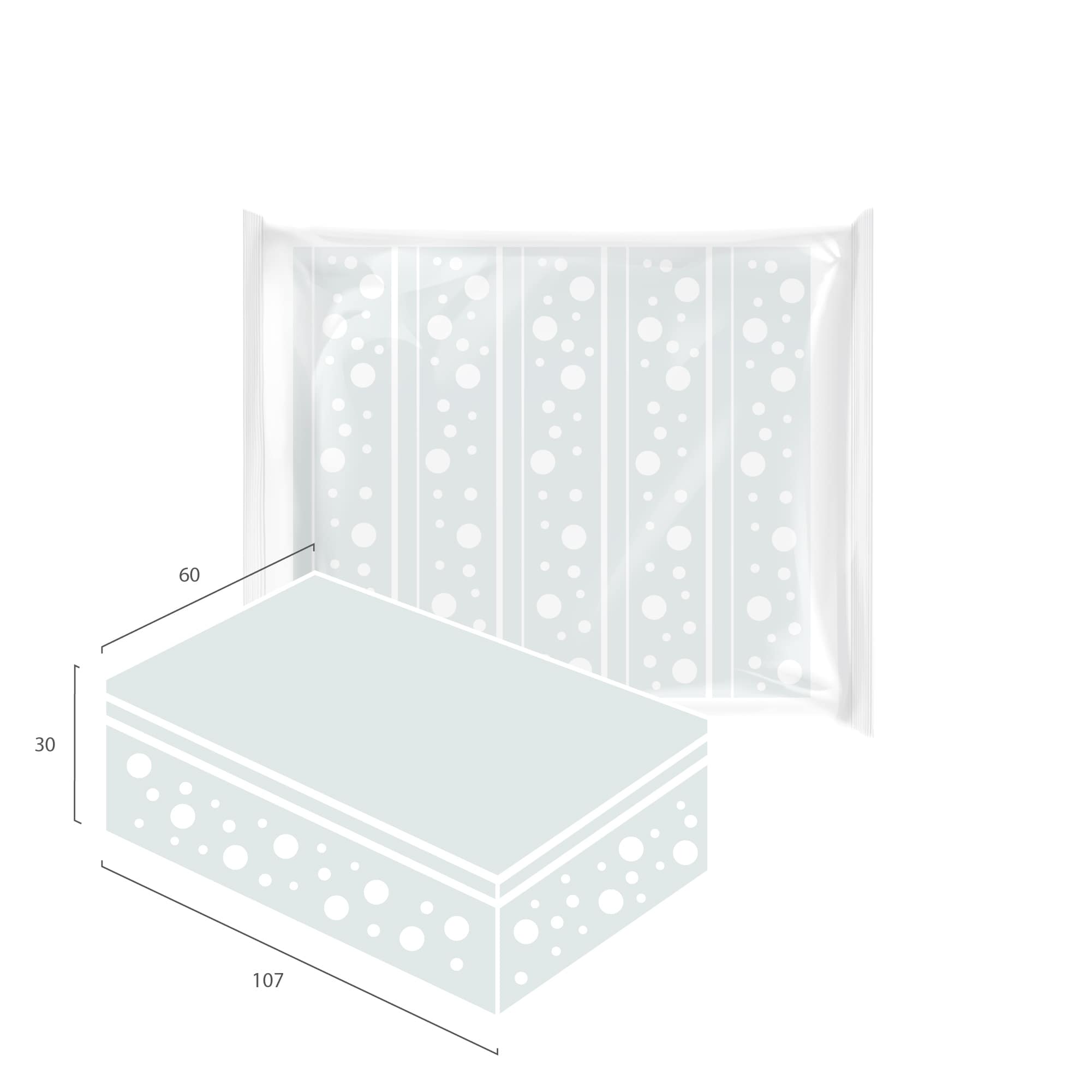 Губки для мытья посуды крупнопористые 5 шт. (107*60*30)