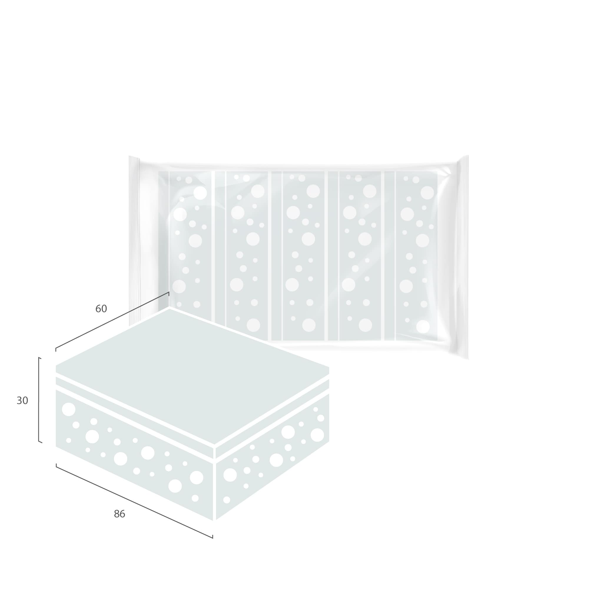 Губки для мытья посуды крупнопористые 5 шт. (86*60*30)