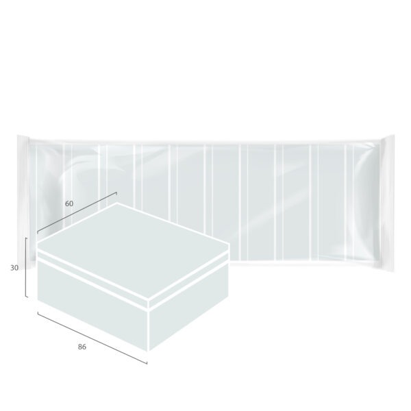 Губки для мытья посуды 5 шт. (86*60*30)